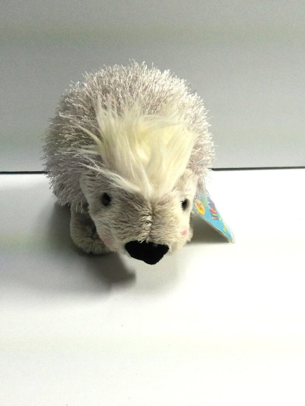 Porcupine Ganz Webkinz Plush Animal HM368 Gray 10" H x 5" W NEW w/Tag